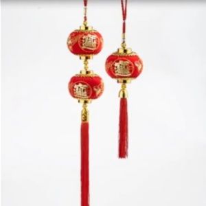 Holiday Lane Lunar New Year Large Red Chinese Lantern